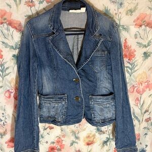 Vintage DKNY Classic Blue Jean Jacket